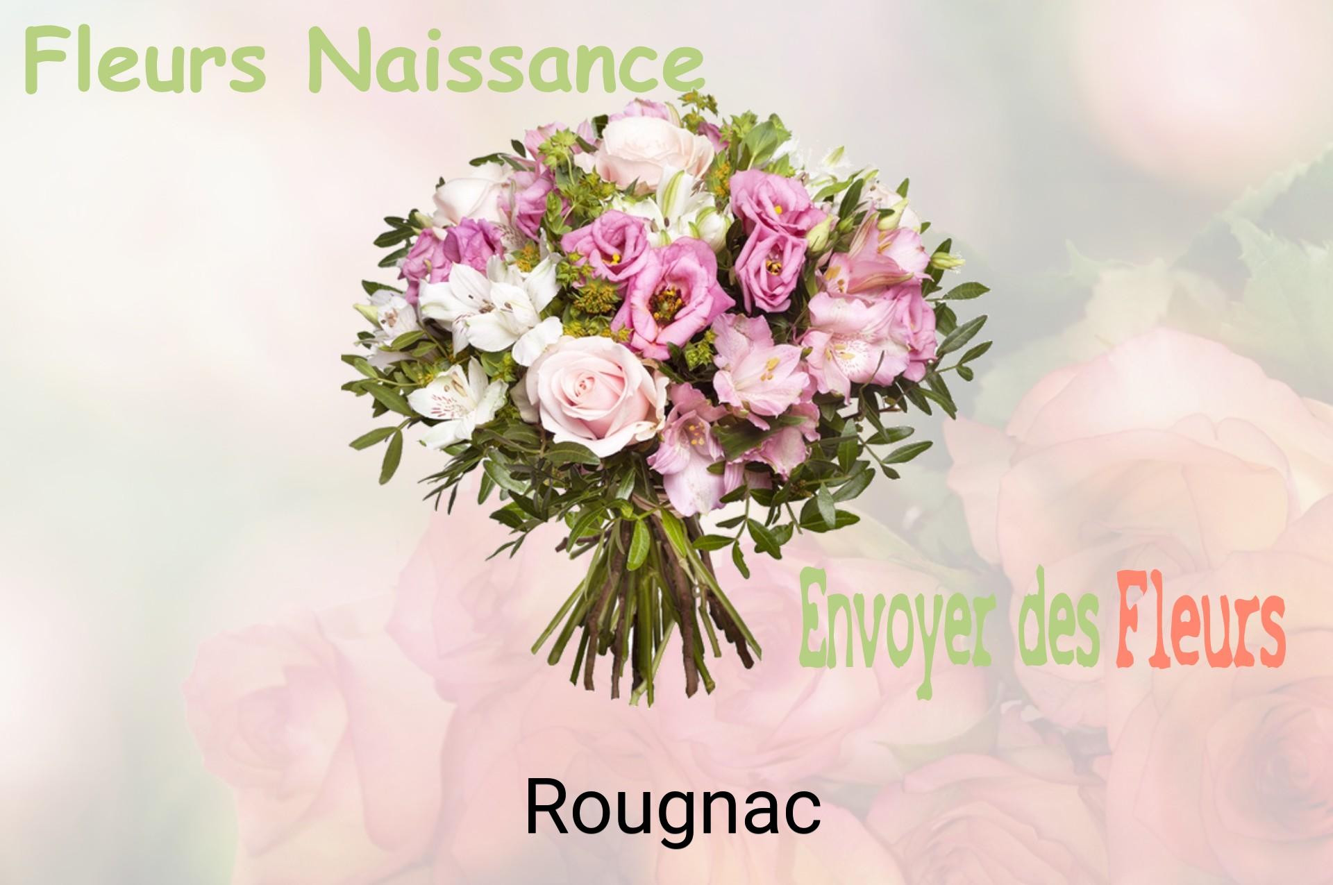 Bouquet de fleurs de naissance livré à Rougnac